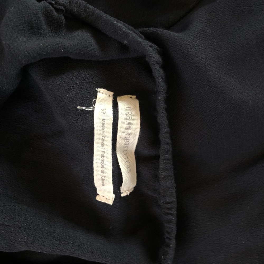 Urban Outfitters UO Black Halter Crepe Jumpsuit Wide Leg S - Picture 9 of 9